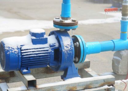 can cold weather affect well pump
