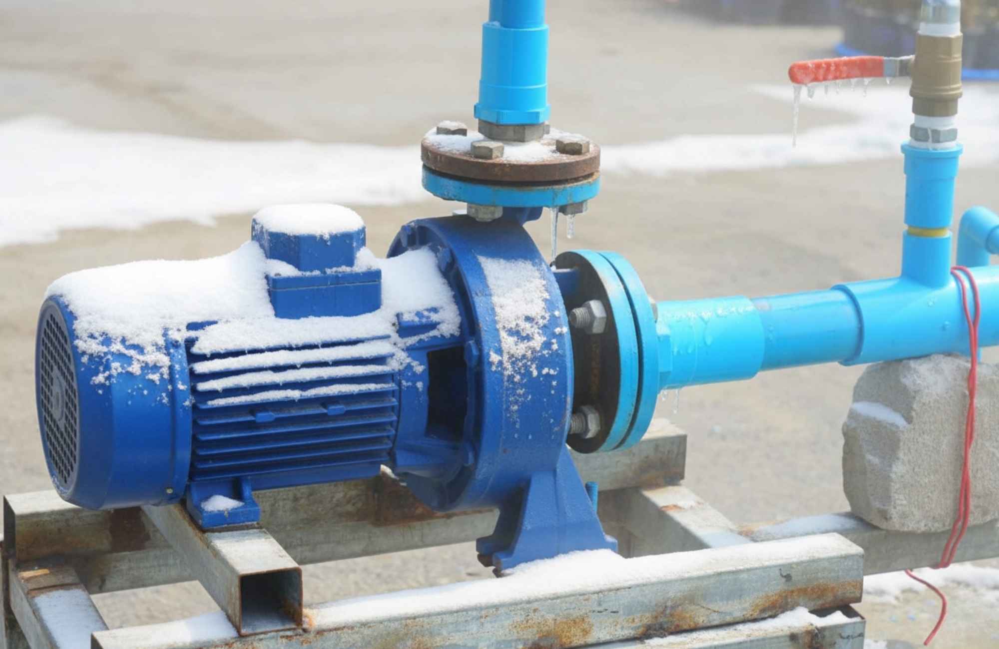 can cold weather affect well pump