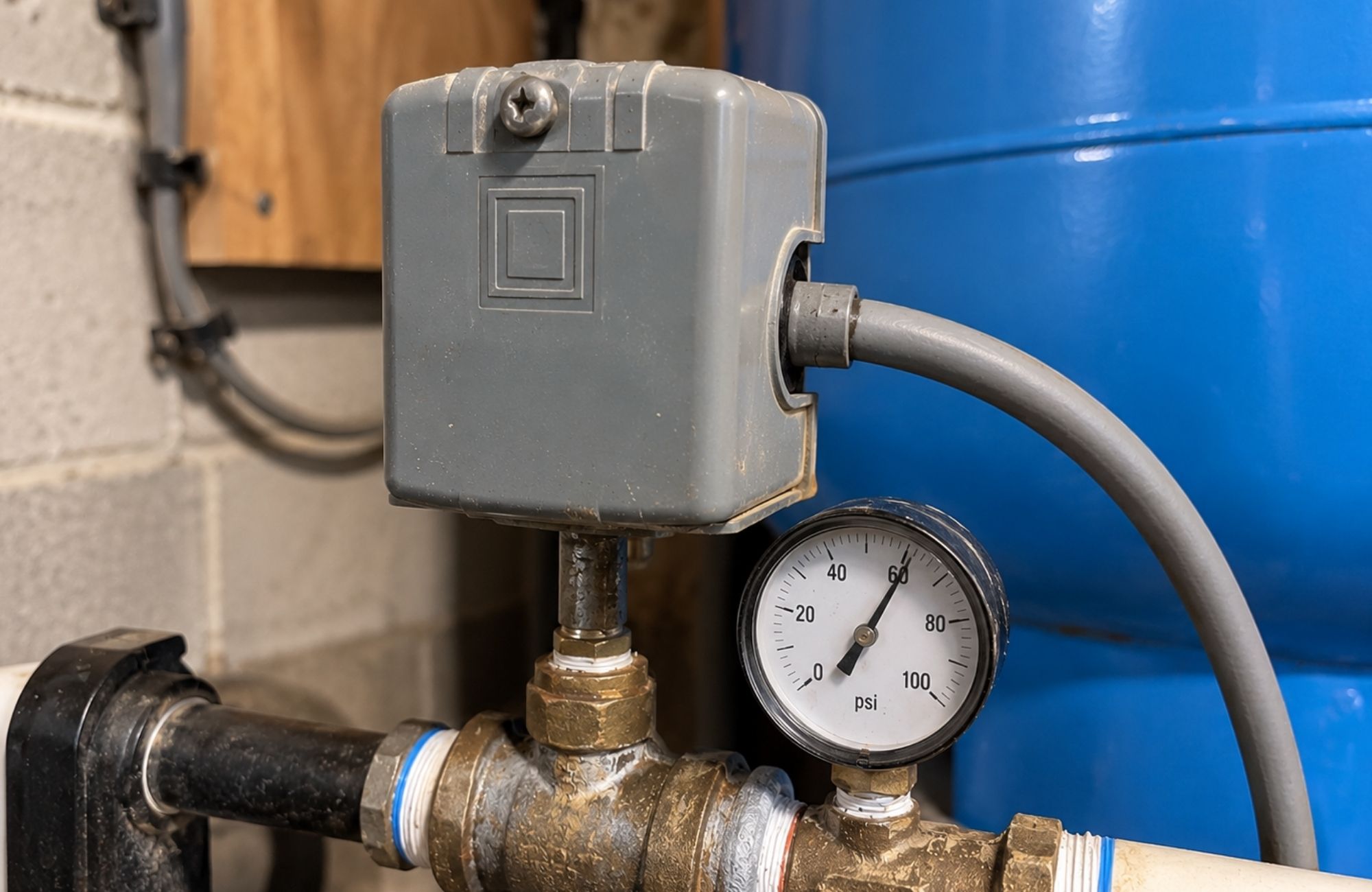 well pump pressure switch problems symptoms